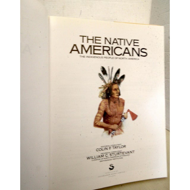 Paper Set of 3 Vintage Wild West & Native American History Salamander Oversized Hardcover Books For Sale - Image 7 of 12