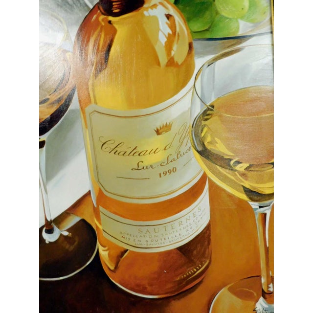 Textile Thomas Stiltz "Sauternes & Green Grapes" Hand Signed & Embellished Art Sold Out! For Sale - Image 7 of 7