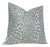 Spotted Velvet Pillow Cover in Marine Blue, 22x22 Pillow For Sale