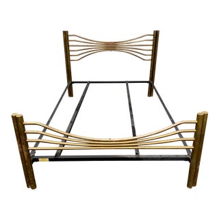 20th Century Brass Queen Extended Bedframe For Sale