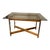 Midcentury Bamboo & Stainless Steel Dining Table For Sale