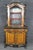Continental European Ebonized Circassian Walnut Rococo Vitrine China Cabinet For Sale - Image 11 of 11
