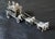 Traditional Antique European Staring Silver Miniature Horse Drawn Carriage For Sale - Image 3 of 8