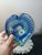 Signed Adam Jablonski Poland Swirl Heart Shaped Art Glass Bowl For Sale In Dallas - Image 6 of 7