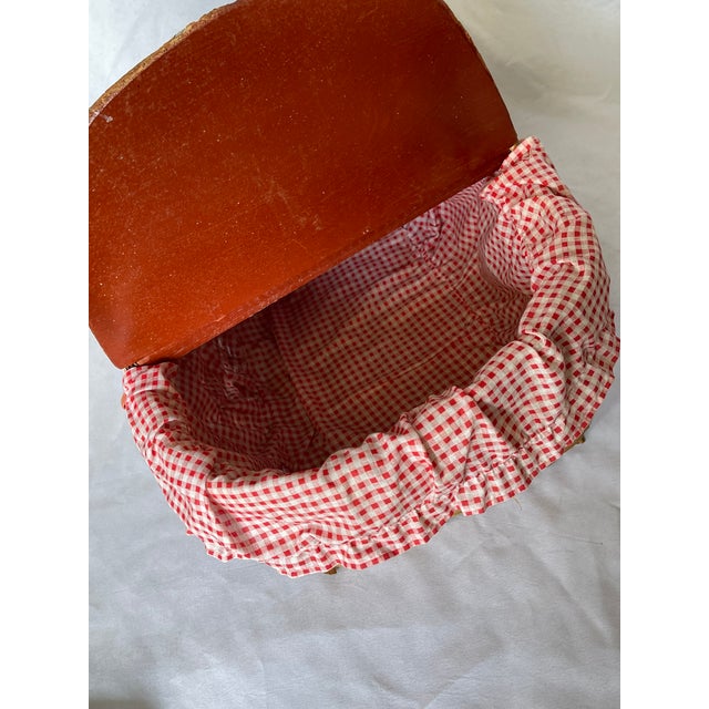 1950s 1950’s Americana Picnic Basket For Sale - Image 5 of 8