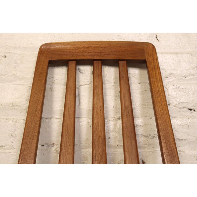 Mid 20th Century Set of Four Teak and Tweed Dining Chairs by Sun Furniture For Sale - Image 11 of 17