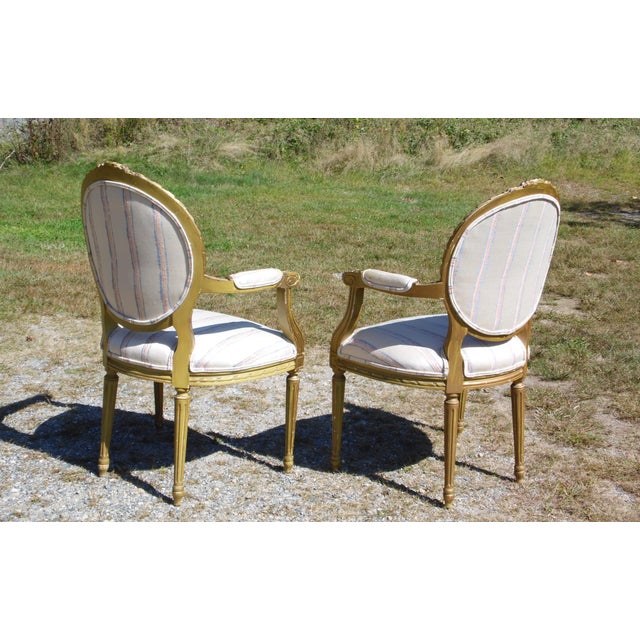 Antique Pair French Louis XVI Style Rococo Gold Gilt ...