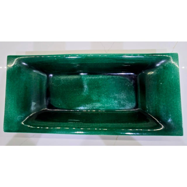 Walter Wilson Pasadena California Pottery Tray #510 — Signed MCM Mid-Century Studio Ceramic Dish For Sale In Dallas - Image 6 of 10