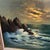 1950s 20th Century Oil on Canvas Framed Signed by German American Artist Peter Hermann Schmidt ( 1886-1974) Seascape at Sunset For Sale - Image 5 of 11