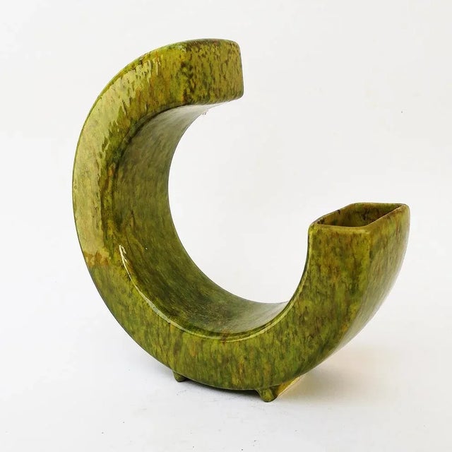 Green Vase by Roberto Rigon for Bertoncello, 1970s For Sale - Image 6 of 6