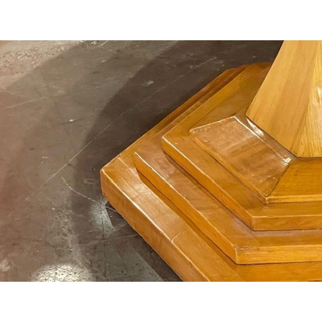 Wood 19th C. German Biedermeier Fruitwood Center Table For Sale - Image 7 of 7