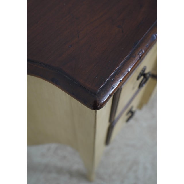 1990s Italian Continental Style 2 Drawer Painted Commode Chest For Sale - Image 10 of 17