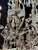 Transparent Large Italian Beaded Crystal Chandelier For Sale - Image 8 of 10