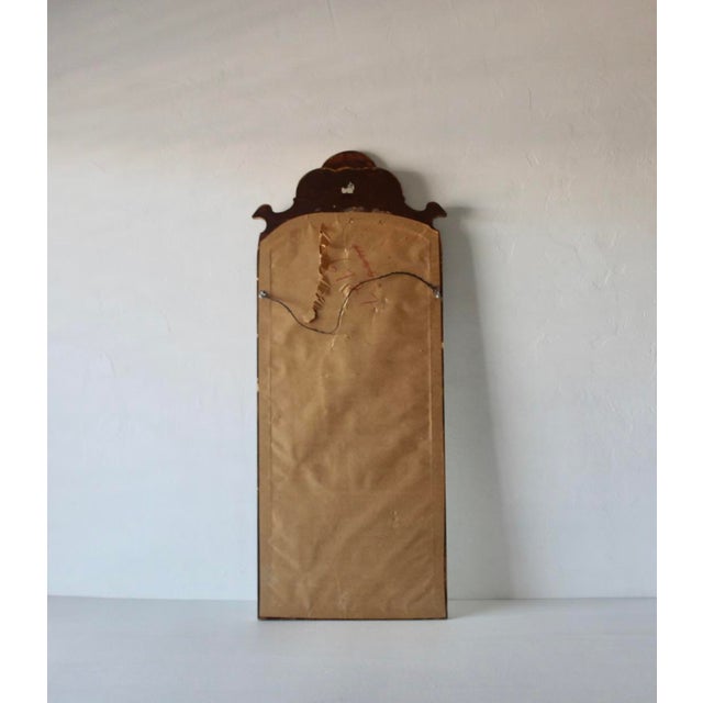 Vintage Italian La Barge Burl-Wood Gilded Wall Mirror For Sale - Image 11 of 18