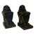 1920s Art Deco Egyptian Revival Bronze Figures of Pharaoh Bookends - a Pair For Sale