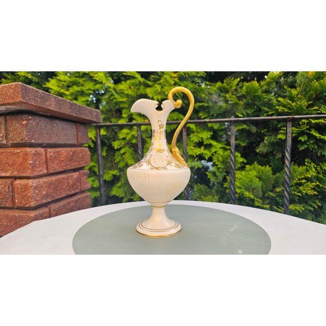 Porcelain Pitcher by G. Gallichani, Italy, 1950s For Sale - Image 10 of 11