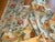 Mid 20 Th C Vintage Floral Chintz Loveseat Sofa Blue Orange For Sale - Image 14 of 14