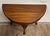 Vintage Queen Anne Style Half Moon Demilune Entry Hall Table Console For Sale - Image 4 of 12