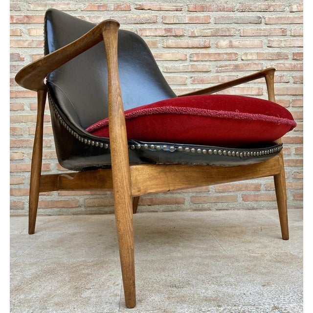 Set of Mid-Century Lounge Chairs by Ib Kofod-Larsen, Denmark, 1950s For Sale - Image 9 of 18