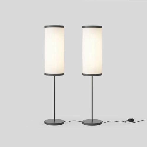 Isol Floor Lamps 30/76 Black by David Thulstrup for Astep, Set of 2 For Sale - Image 3 of 11
