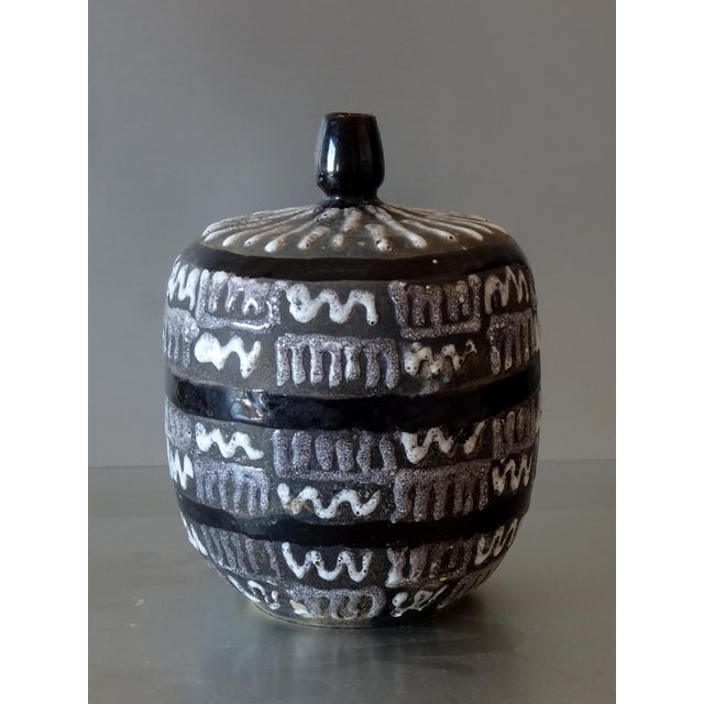 Scandinavian Ceramic Vase, 1960s For Sale - Image 6 of 10