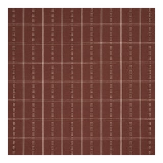 Schumacher Ayan Fabric In Terracotta For Sale