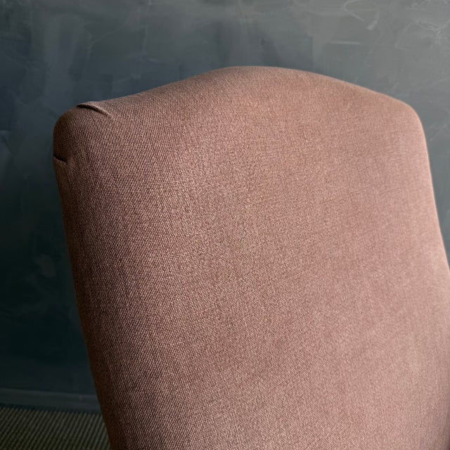 Textile Slip Cover Only for Alma Accent Chair in Color Havane For Sale - Image 7 of 9