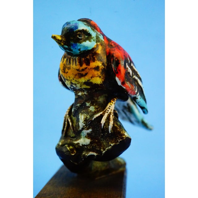 20th Century Exotic Ceramic Birds, Italy, 1950s, Set of 2 For Sale - Image 18 of 18