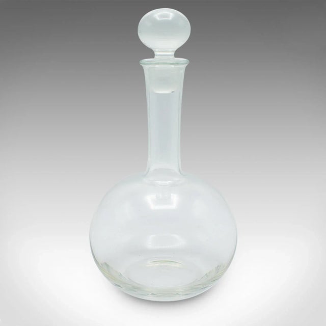 1960's Vintage Medium Body Wine Decanter For Sale - Image 11 of 11