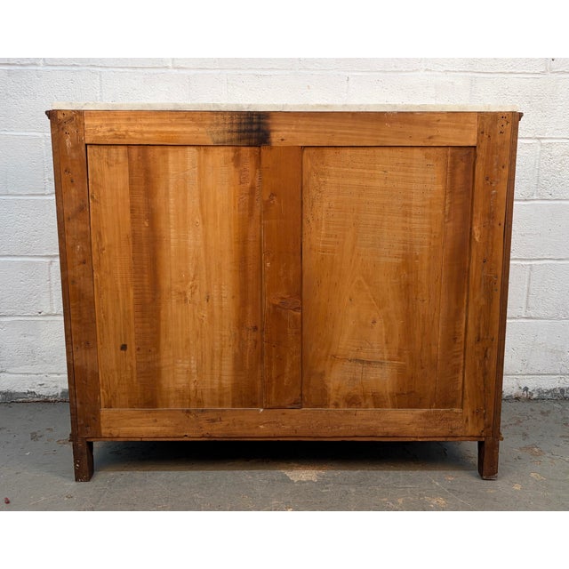Antique French Carved Commode W/ Marble Top For Sale - Image 15 of 15