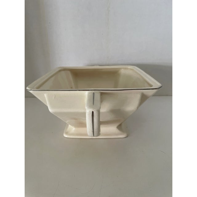 White Vintage "Mary Bell" Royal China Porcelain Rectangular Covered Casserole Dish Marked For Sale - Image 8 of 9