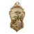 French Rococo Romantic Scene Wall Art With Hand-Finished Gold Leaf Frame For Sale
