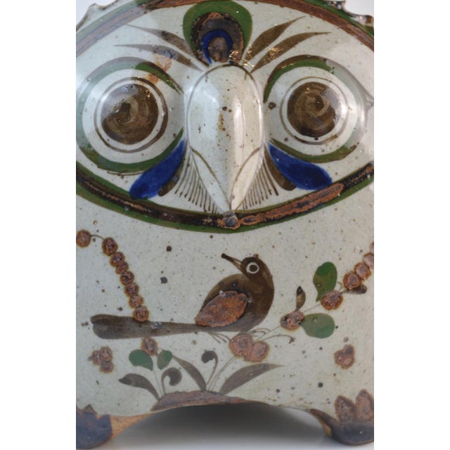 Tonalá Folk Art Ceramic Owl Sculpture by Jorge Wilmot, Mexico, 1960 For Sale - Image 12 of 15