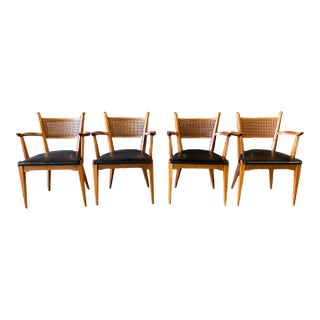 1960s Edmond J. Spence Midcentury Modern Chairs- Set of 4 For Sale