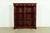 R. J. Horner & Co. R. J. Horner Style American Empire Flame Mahogany Glass Front Double Bookcase, Circa 1880s For Sale - Image 4 of 10