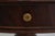 Maitland Smith Round Mahogany Leather Top Drum Table For Sale - Image 9 of 18