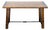 Pottery Barn Rustic Plank Wood Writing Desk With Metal Accents For Sale