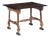 Indo-Portuguese Camp Table in Teak and Ebony, 17th Century For Sale