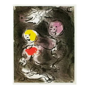 1987 After Marc Chagall "Daniel", Second Edition Full-Color Print