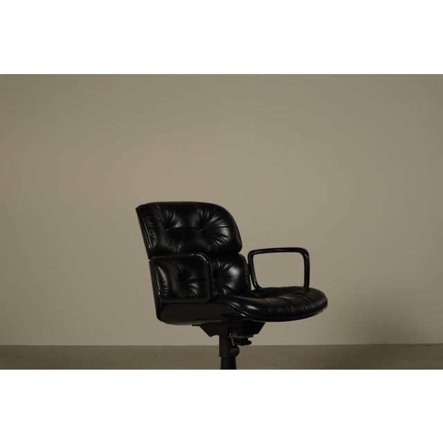 1970s Executive Office Chair by Ennio Fazioli for Mim Roma, Italy, 1970s For Sale - Image 5 of 17