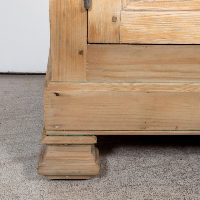 Mid-19th Century Antique French Louis Philippe Period Bleached Pine Armoire For Sale - Image 11 of 13