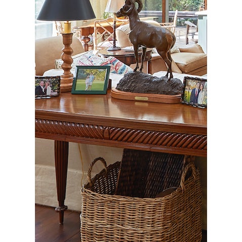 2020s Robert Lighton Teak Console Sideboard With Drawers For Sale - Image 5 of 5