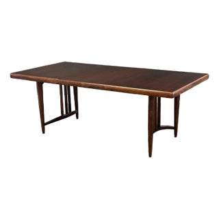 1960s Refinished Mahogany Dining Table For Sale