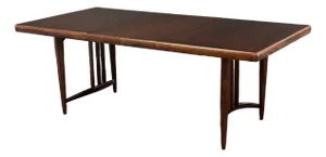1960s Refinished Mahogany Dining Table