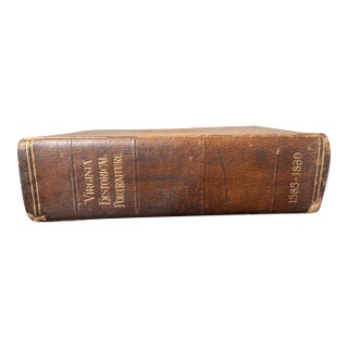 Monumental 1930 Leather Elephant Folio “Virginia Historical Portraiture” Vol. 281/1000 For Sale