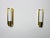 1960s Pair of Brass and Opaline Glass Wall Lamps by Glashütte Limburg, 1960s For Sale - Image 5 of 12