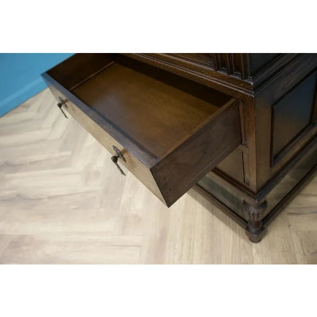 Vintage Oak Drinks Cabinet, 1960s For Sale - Image 6 of 8