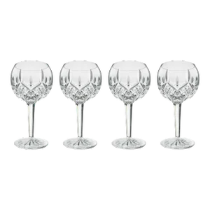 Late 20th Century Lismore Balloon Waterford Crystal Wine Glasses - Set of 4