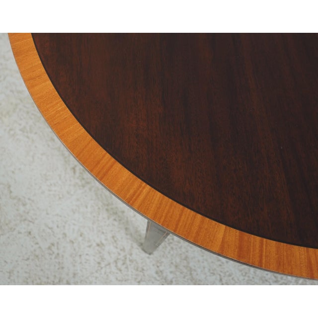 Stickley Mahogany Federal Style Inlaid Dining Table For Sale In Philadelphia - Image 6 of 18