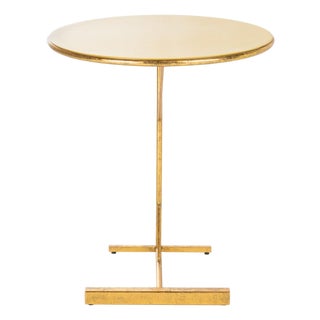 Sionne Round C Table in Yellow / Gold For Sale